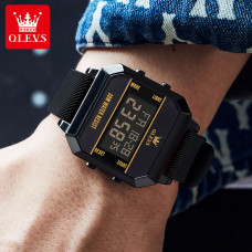 OLEVS Universal Fashion Square Digital Watches 30M Waterproof